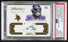 2018 Panini Honors Recollection Collection 1/2 Stefon Diggs PSA 9 MINT Auto 0rk0