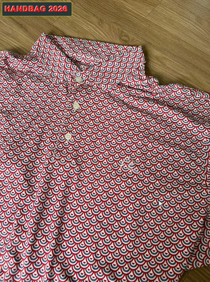 Rhoback The Bunting Performance Polo 3D Design Golf Shirt LN#51
