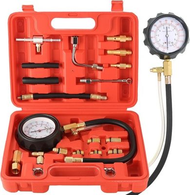 #ad #ad 0 140PSI Fuel Injector Injection Pump Pressure Tester Gauge Kit Car Tools $28.49