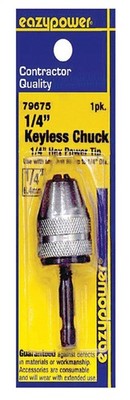 Eazypower 79675 High Speed Steel Jacobs Taper Mounting Keyless Chuck 1- 1/4 in.