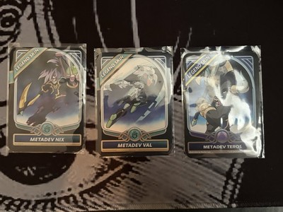 Brawlhalla Blue Mammoth Games Legend Skin Metadev Nix Val Teros Card Lot Bundle 