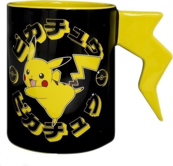 Gadget -D- Pokemon: Abystyle - Pikachu Lightening Bolt (Mug 3D Handle / Tazza) A-image