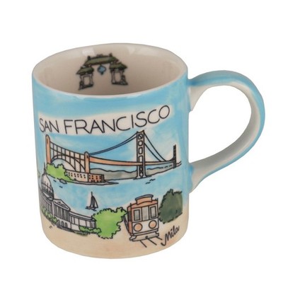 Mila Keramik Städte-Becher San Francisco | ca. 250 ml