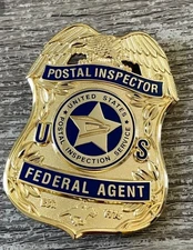 USPIS Postal Inspection Service Federal Agent " Pin " / " Challenge Coin  3"x 2"