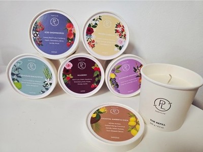 Partylite Refill Duftwachs mit Docht verschiedene Düfte Nachfüller refillable