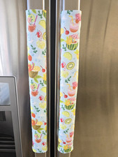 Refrigerator Oven Freezer Door Handle Covers Set of 3 NEW Handmade
