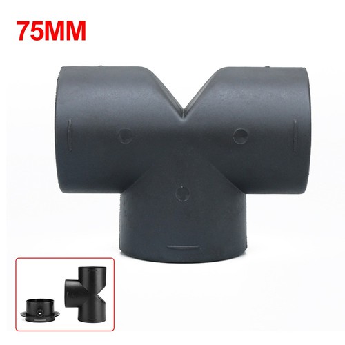 High Quality Outlet Connector Parts Black Plastic 75mm Air Vent Ducting - Picture 9 of 12