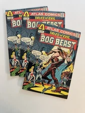 Comic Lot of 3 - Bog Beast #2 - Atlas Comics  1975