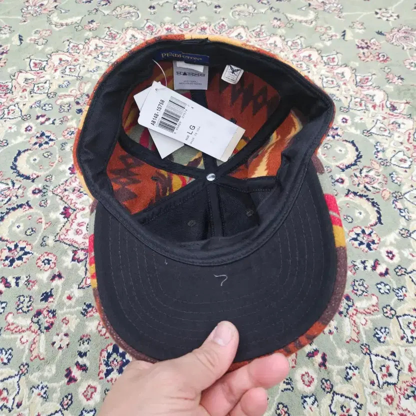 Pendleton Navajo Pattern Wool Baseball Cap - Size… - image 5