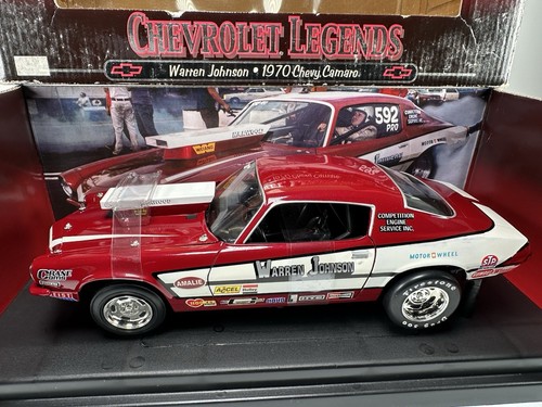 1970 Chevrolet Legends Warren Johnson Chevy Camaro 1:18 Diecast Pro Stock Car