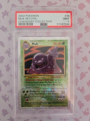PSA 9 2002 Pokémon Muk-Rev. Foil Legendary Collection #16 | eBay