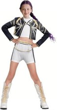 Halloween Demon Costumes Pop Singer Embroidery Coat Top Shorts Costume Dance Sta