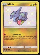 Gible SV38/SV94 Shiny Vault Holo Hidden Fates Pokemon Near Mint