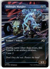 Midnight Mangler (Borderless) Aetherdrift Common, Holographic MTG NM