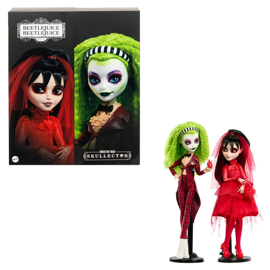 Monster High Skullector Beetlejuice Beetlejuice Doll 2-Pack, Collectible - Image 4