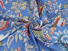 Indian Screen Printed 100 Cotton 7 Yard Fabric NO TARRIF CHARGES 100 ZK 338