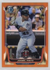 2014 Bowman Chrome Orange Refractor 6/25 Josmil Pinto #13 3y4