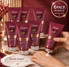 Dove Body Love Pro Age Care Hand Cream 75ml 6 Pack Bundle AHA Olive Oil Vitamin 
