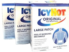 icy hot large patch original 15 total count exp jan 2027