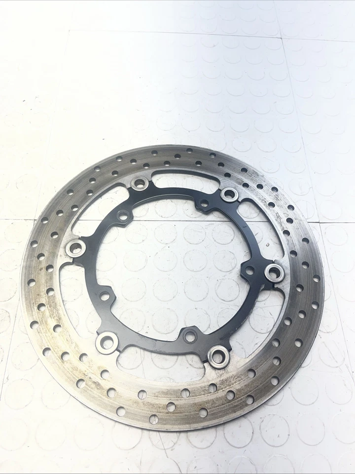 Rotor de freno de disco delantero recto Yamaha FZ6 FZ6R 2004-2009 FABRICANTE DE EQUIPOS ORIGINALES Foto 3 de 3