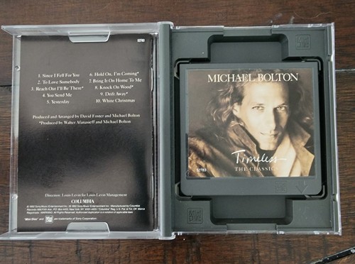 Michael Bolton Timeless The Classics Minidisc MD Rare - Picture 3 of 4