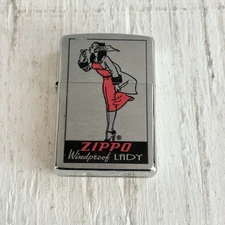 ZIPPO WINDY LADY WINDPROOF LIGHTER Rare Classic Collectible Beauty 2010