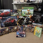 THIRTEEN BRAND NEW SEALED LEGO SET LOT STAR WARS HARRY POTTER TECHNIC MINECRAFT