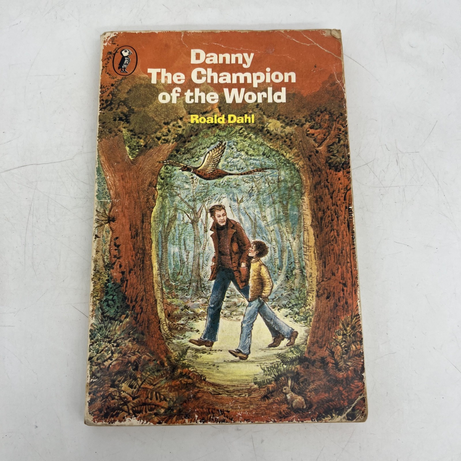 Danny The Champion Of The World Paperback Book By Roald Dahl Signed 1979 Puffin