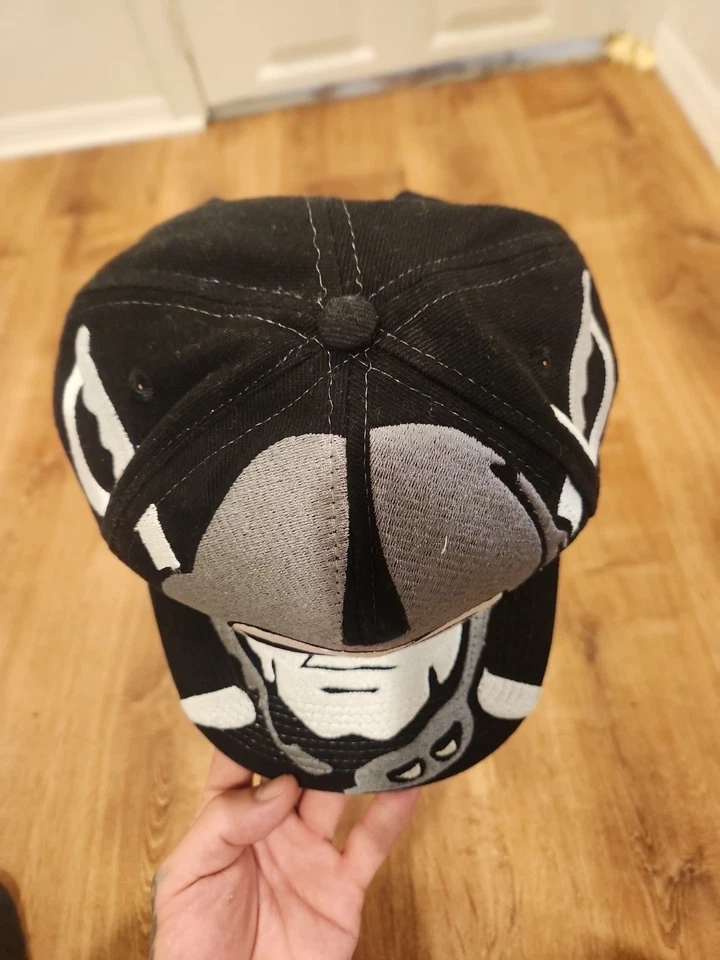 Oakland Raiders NFL Vintage Años 90 Maxilogo Snapback Foto 4 de 4