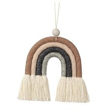 Macrame Rainbow Charm - Essential Oil Diffuser for Cars, Baby Espresso