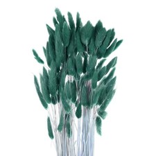 120 St&uuml;ck Nat&uuml;rlicher Kaninchenhasen Schwanz Getrocknete Blumen 18", Dunkelblau