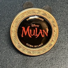 Disney Global Security Mulan Live Action Premiere LE Pin