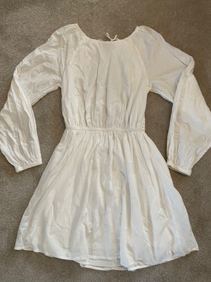 H&M Divided ivory backless dress - size EUR S
