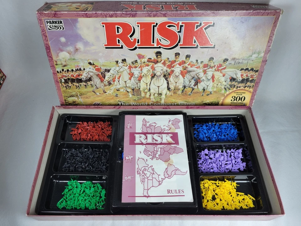 Risk Vintage Parker Game The World Conquest Board Game & Instructions Rare Prop - Image 3 of 4