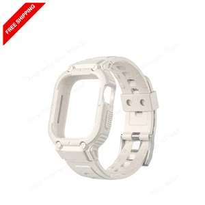 Rugged Apple Watch Band Bumper Case Cover Strap Iwatch SE 9 8 7 6 5 4 3 2