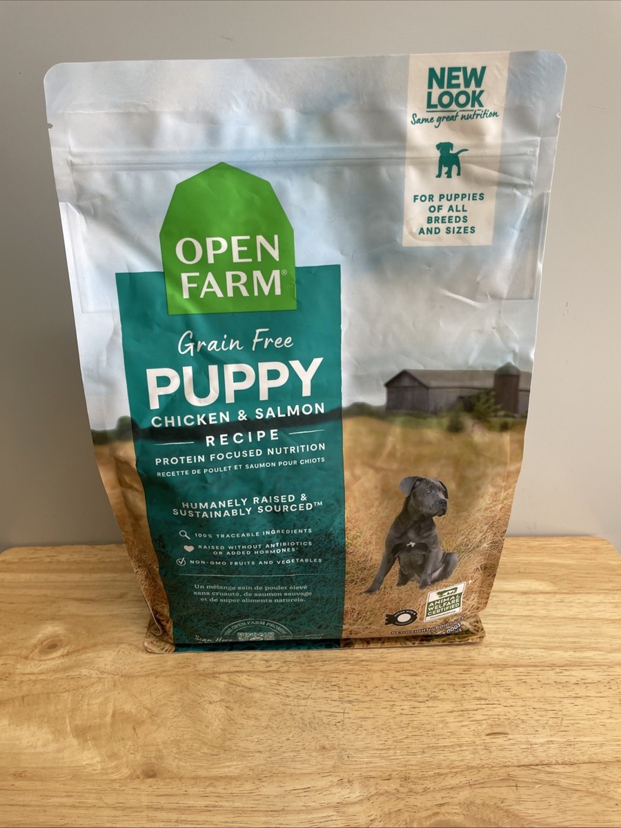 Open Farm Puppy Food 4lb Grain Free High Protein Nutritious Dry