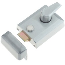 Standard Style 90mm Satin Chrome Night Latches for Ultimate Security - Bolt