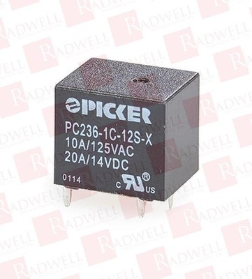 PICKER COMPONENTS PC236-1C-12S-X / PC2361C12SX (NEW NO BOX)