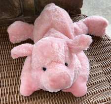 Russ Plush Pink Pig Silky Soft Floppy 16  75278 Stuffed Animal Toy Target