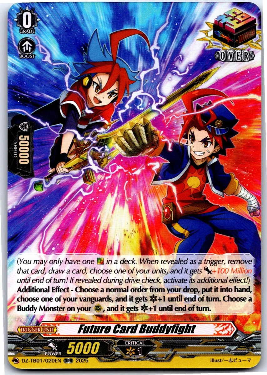25+ Future Card Buddyfight Individual Collectible Card Game Cards
