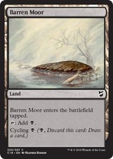 x1 Barren Moor - Commander 2018 - NM - MTG