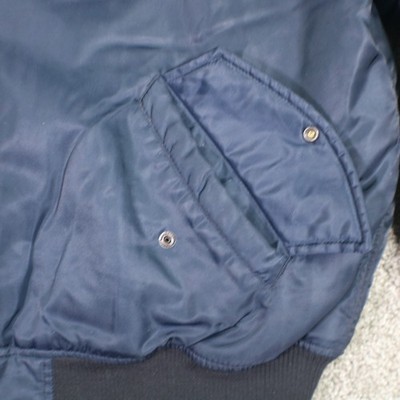 Ralph Lauren Polo Jeans Co Jacket Mens XL Blue MA-1 Flight Bomber