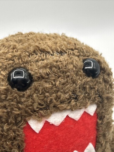 DOMO Kun 6in. Nanco Brown Fuzzy Plush Soft Stuffed Animal Toy 1998-2010 - Picture 15 of 17