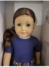 American Girl Doll Saige 18" Girl of the Year 2013 w/Meet Dress Boots