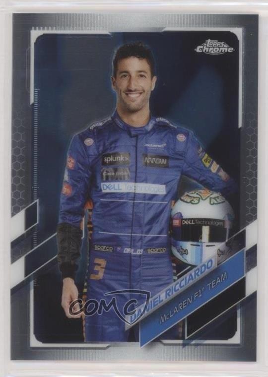 2021 Topps Chrome Formula 1 F1 Racers Daniel Ricciardo #5 0s9t