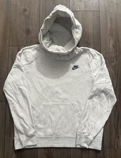 Nike Women  s Funnel Neck Hoodie Gray Pullover Size Medium