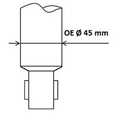 2x Stoßdämpfer hinten für VW Caddy 5 SBA SBB | 835993