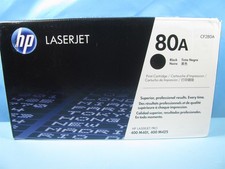 GENUINE HP CF280A 80A BLACK TONER CARTRIDGE - FREE SHIPPING - NEW