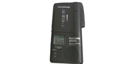 Olympus Pearlcorder S950 Microcassette Recorder Black LCD Voice Activated W/ Box