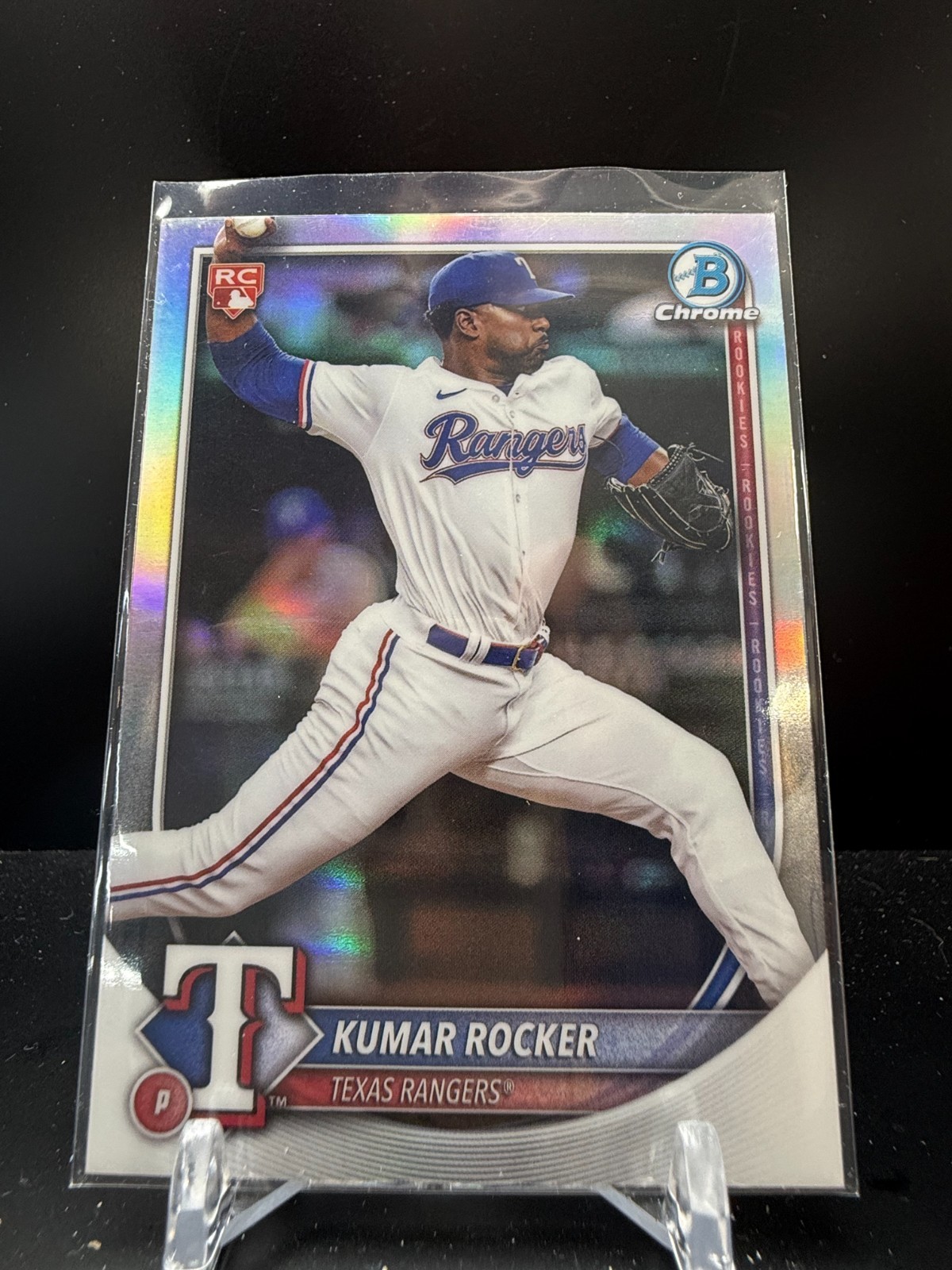 CZA117 - 2025 Bowman Chrome - Kumar Rocker #98 - Red Rookie